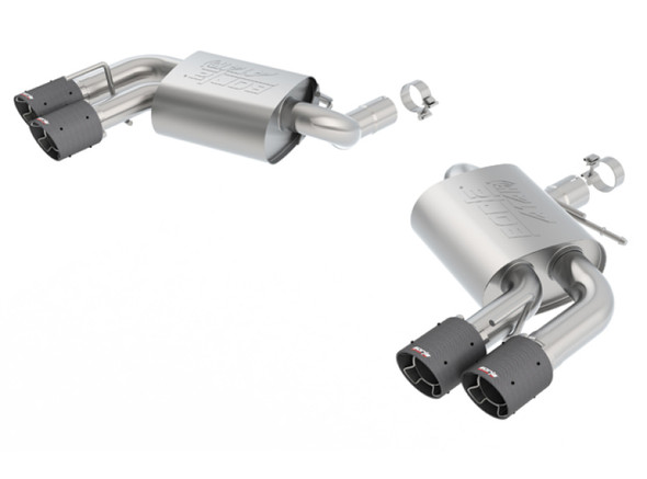 Borla 2016 Chevy Camaro V8 SS AT/MT ATAK Rear Section Exhaust w/o Dual Mode Valves 11921CF