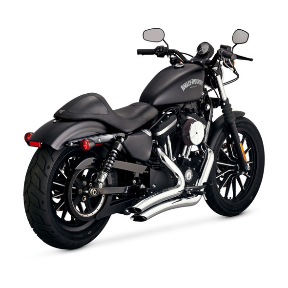 Vance & Hines HD Sportster 14-22 Big Radius 2-2 Chrome PCX Full System Exhaust 26367