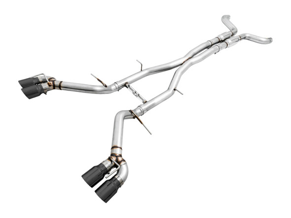 AWE Tuning 16-19 Chevy Camaro SS Resonated Cat-Back Exhaust -Track Edition (Quad Diamond Black Tips) 3015-43112