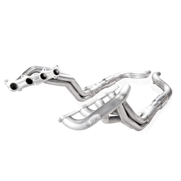 Stainless Works 2015-16 Mustang GT Headers 1-7/8in Primaries 3in High-Flow Cats Factory Connection M15HCAT