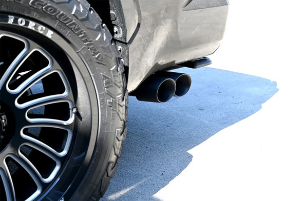 Gibson 2022 Toyota Tundra 3.5L-T V6 5.5ft bed 2.5in Cat-Back Dual Sport Exhaust - Black Elite 67104B
