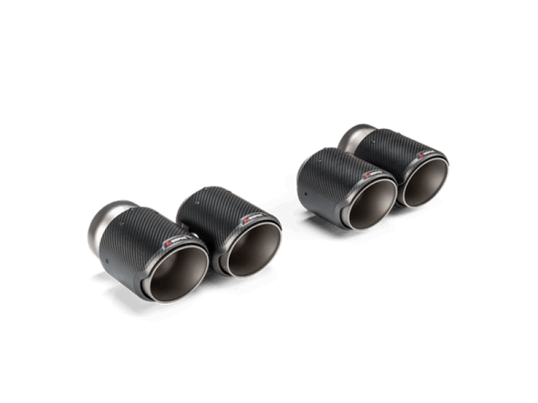 Akrapovic 2021+ BMW G87 M2, G80 M3 &amp; G82 M4 Classic Carbon Design Tail Pipe Set TP-CT/68