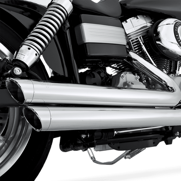 Vance & Hines HD Dyna 06-17 Bigshots Staggered Chrome PCX Full System Exhaust 17338