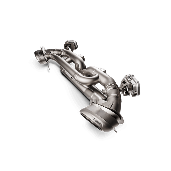 Akrapovic 2019+ Porsche 911 Carrera (992 w/Sport Exhaust) w/OPF/GPF Slip-On Line (Titanium) S-PO/TI/14