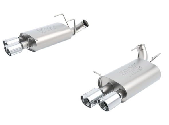 Borla 13-14 Mustang Shelby GT500 GT 5.8L V8 RWD Dual Split Rear Exit ATAK Exhaust Rear Section Only 11831