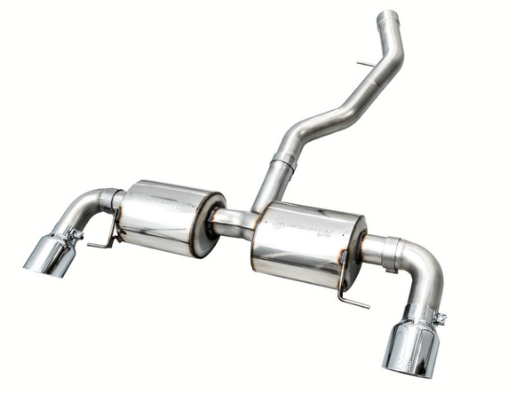 AWE 19-23 BMW 330i / 21-23 BMW 430i Base G2X Touring Axle Back Exhaust - Chrome Silver 3015-32429