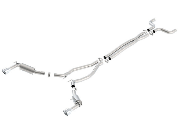 Borla 14-15 Chevy Camaro SS 6.2L V8 Single Split Rear Exit ATAK Catback Exhaust 140532