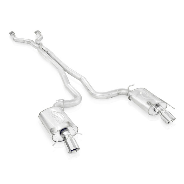 Stainless Works 2009-15 Cadillac CTS-V Sedan 3in Catback System X-Pipe S-Tube Mufflers 4in Tips CTSV9CB