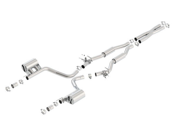 Borla 2015 Dodge Challenger SRT/392 Hemi 6.4L V8 S-TYPE Catback Exhaust w/ Valves Factory Bezel 140640
