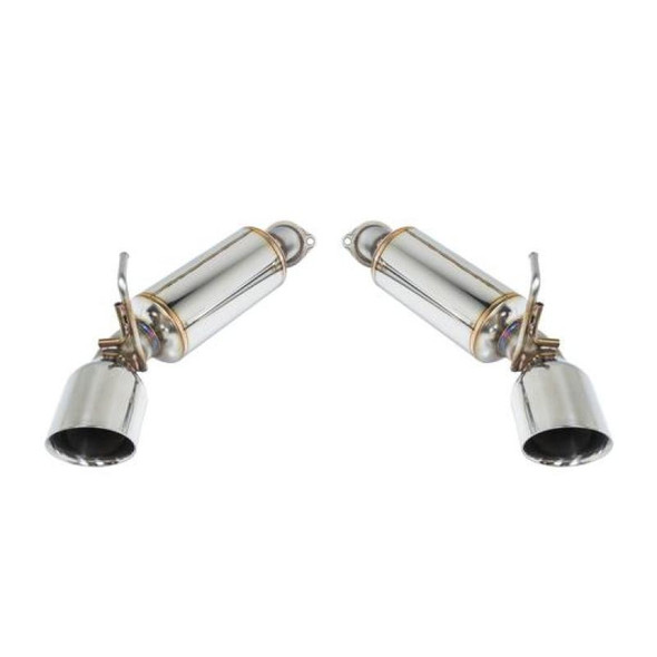 Remark 09-19 Nissan 370z Axle Back Exhaust w/Stainless Double Wall Tip RO-TS34-D