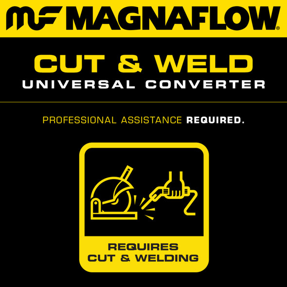 Magnaflow California Grade Universal Catalytic Converter - 2.25in ID/OD 11in Length 5551355