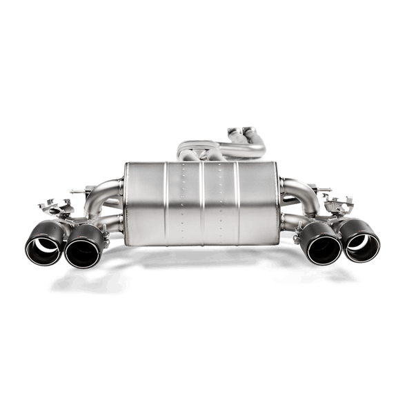 Akrapovic 2018+ BMW M2 Competition/M2 CS (F87N) Slip-On Line (Titanium) w/Carbon Fiber Tips S-BM/T/3H