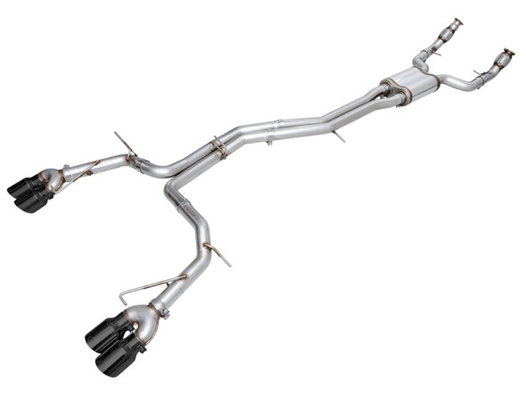 AWE Tuning 19-23 Audi C8 S6/S7 2.9T V6 AWD Track Edition Exhaust - Diamond Black Tips 3020-43109