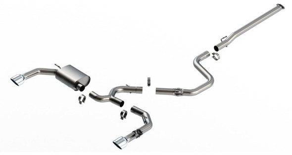 Borla 22-23 Hyundai Elantra N 2.0L 4 CYL. Turbo AT/MT ATAK Catback Exhaust Bright Chrome 140925