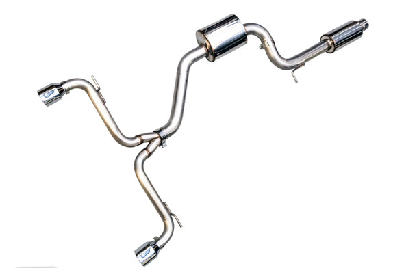 AWE Tuning VW MK7 GTI Touring Edition Exhaust - Chrome Silver Tips 3015-32046