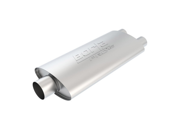 Borla 3in Inlet/Dual 2.25in Outlet Center/Dual Oval ProXS Muffler 40670