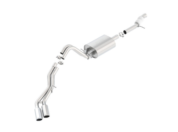 Borla Touring Cat Back 15-16 Chevy Tahoe 5.3L V8 2.75in, 2.25in Dual Same Side Exit 4in Tips 140557