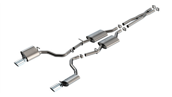 Borla 19-23 Dodge Charger GT 3.6L V6 RWD ATAK Catback Exhaust - Polished Tips 140918