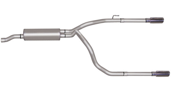 Gibson 11-18 Ram 1500 Big Horn 5.7L 2.5in Cat-Back Dual Split Exhaust - Stainless 66565