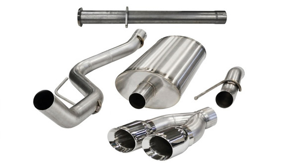 Corsa 2011-2014 Ford F-150 Raptor 6.2L V8 133in Wheelbase Polished Xtreme Cat-Back Exhaust 14759