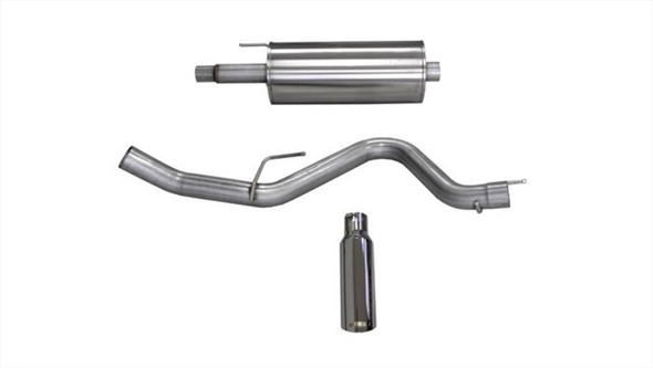 Corsa 2015-2020 Ford F-150 5.0L V8 Cat-Back Single Side Exit w/ 4.0in Polished Tip 24837