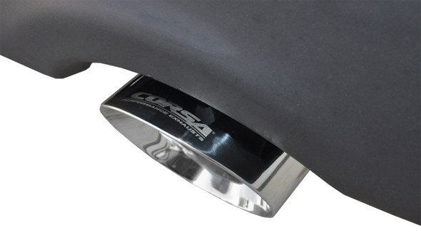Corsa 2009-2018 Dodge Ram 1500 4.7L Quad/Crew Cab/Short Bed Polished Dual Exit Cat-Back Exhaust 14405