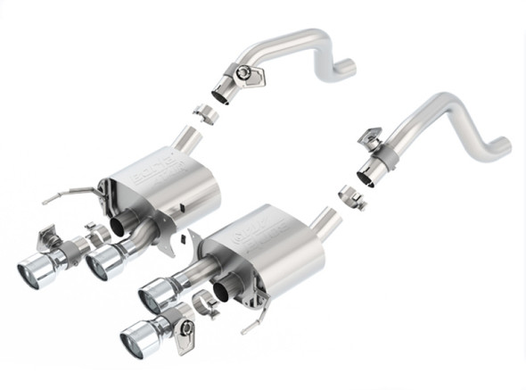 Borla 2014 Chevrolet Corvette C7 6.2L 8cyl ATAK Exhaust w/ NPP Dual Mode (rear section only) 11875