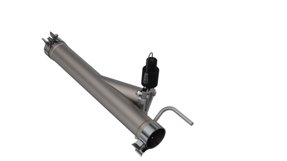 QTP 09-18 Ram 1500 3in 304SS Aggressor Cutout Mid Pipe 520009