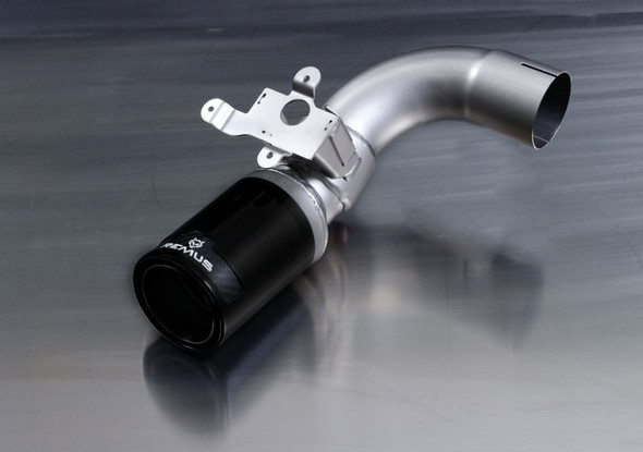 Remus 2014 BMW M235I F22 Coupe 84mm Black Chrome Straight w/Carbon Insert Tail Pipe Set 088014 1683CB