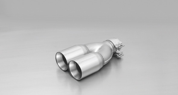 Remus 2005 Seat Toledo 1.6L 76mm Straight Cut Chromed Tail Pipe (Single) 0007 04G