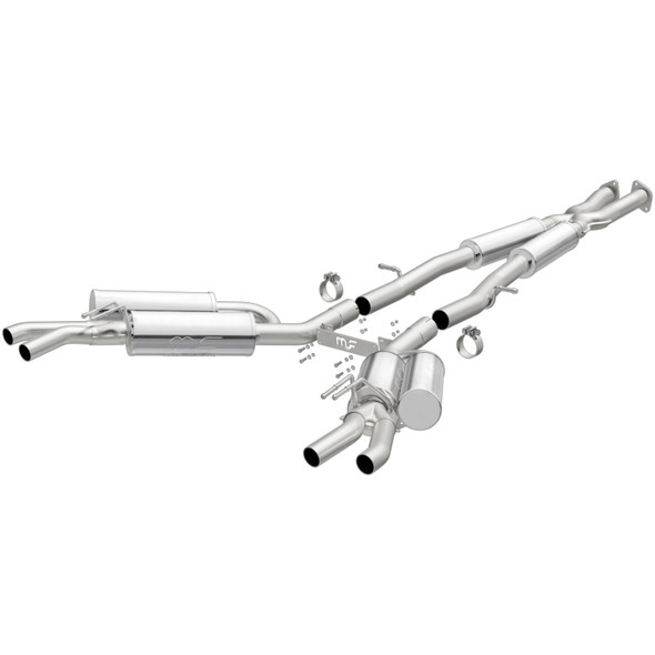 MagnaFlow 2018 Kia Stinger V6 3.3L (Reuse Fascia Tips) Stainless Cat Back Perf Exhaust 19406