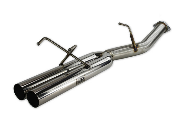 ISR Performance EP (Straight Pipes) Dual Tip Exhaust 3in - 89-94 (S13) Nissan 240sx IS-EPDUAL-S13