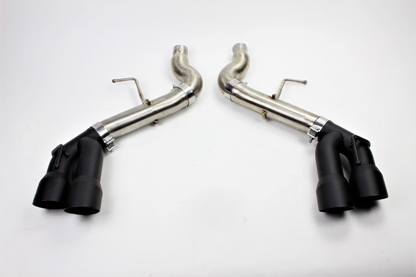Mishimoto 2016+ Chevrolet Camaro SS Quad-Tip Race Axle-Back Exhaust w/ Black Tips MMEXH-CAM8-16AQTRBK