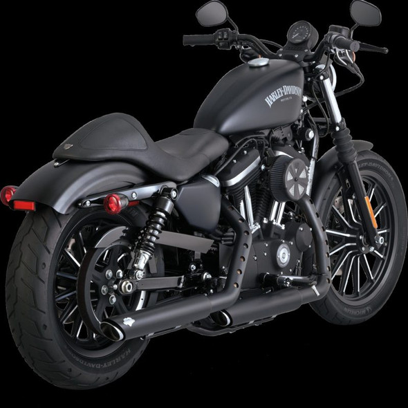 Vance & Hines HD Sportster 14-22 Twin Slash 3In PCX Slip-On Exhaust 46361