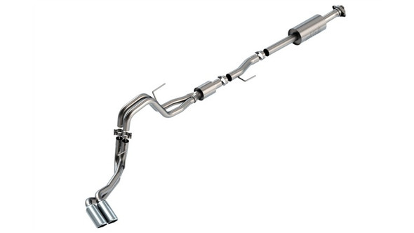 Borla F-150 2021 5.0L 4dr CC SB EC STB Lariat/KR/Platinum/LTD 3/2.25 DSE Cat-Back S-Type CHR Tips 140874