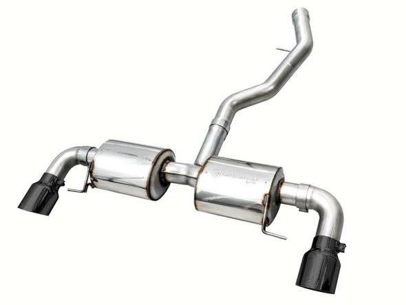 AWE 19-23 BMW 330i / 21-23 BMW 430i Base G2X Touring (Excl.Conv) Axle Back Exhaust - Diamond Black 3015-33429