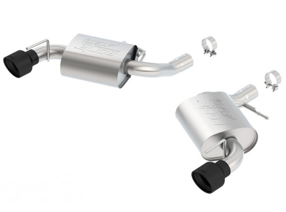 Borla 2016 Chevy Camaro SS V8 AT/MT ATAK Rear Section Exhaust w/o NPP Valves Ceramic Black 11923CB