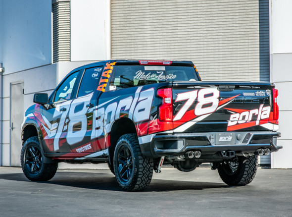 Borla 19 Chevrolet Silverado/GMC Sierra 1500 6.2L SS (S-Type) Catback Exhaust - Carbon Fiber Tips 140774CF