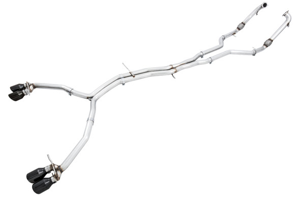 AWE Tuning Audi B9 S5 Coupe 3.0T Track Edition Exhaust - Diamond Black Tips (102mm) 3010-43058