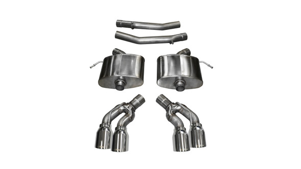 Corsa 2016-2019 Cadillac CTS V 6.2L V8 2.75in Polished Xtreme Axle-Back Exhaust 14358