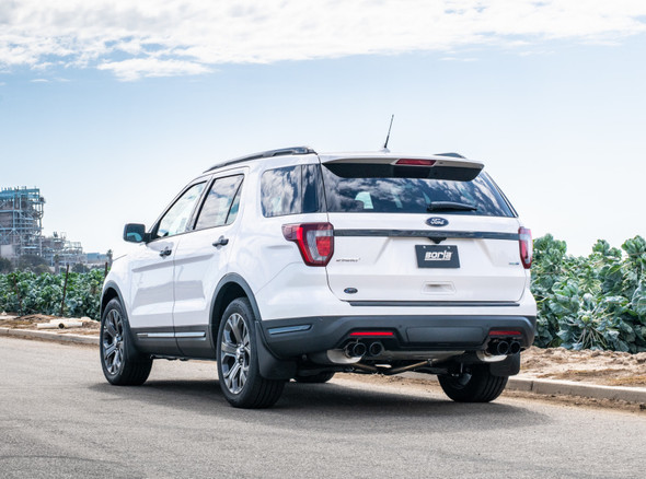 Borla 18-19 Ford Explorer Sport 3.5L 2.5in 2.25in Diameter S-Type Exhaust Black Chrome 3.5in Tip 140765BC