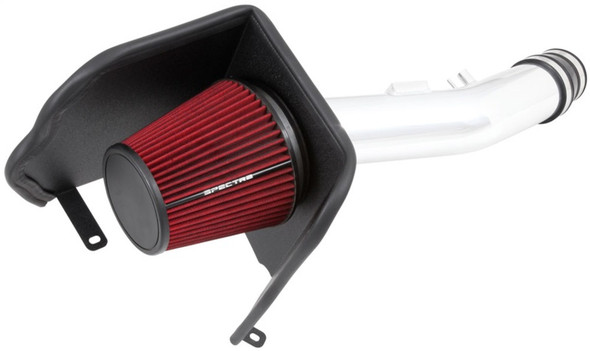Spectre 10-18 Toyota FJ 10-15 4Runner V6-4.0L F/I Air Intake Kit - Polished w/Red Filter 9002