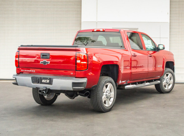 Borla 15-19 Chevy Silverado 2500 6.0L CC/STD Bed/153.7in WB S-Type Catback Exhaust Black Chrome Tip 140762BC