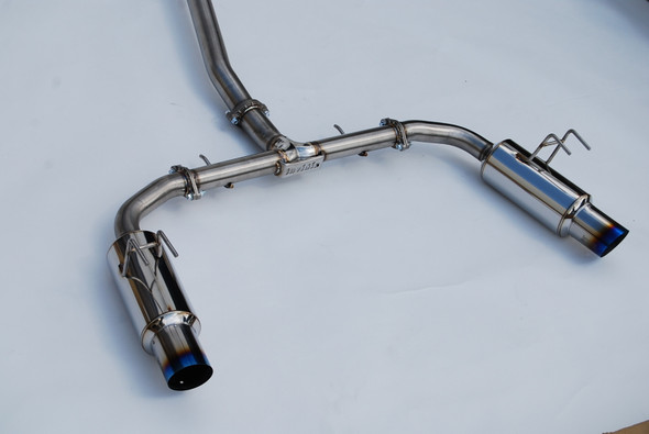 Invidia 2022+ Honda Civic Si (1.5T) 70mm N1 Cat Back Exhaust - Burnt TI Tips HS22HS4GD1STL