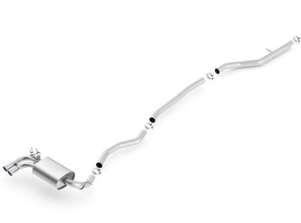 Borla 12-15 BMW 328i Sedan 2.0L AT/MT RWD Dual Left Rear Exit Catback Exhaust 140509