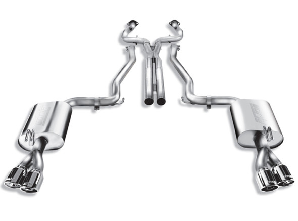 Borla 08-09 Pontiac G8/GT 6.0L 8cyl SS Catback Exhaust w/ X Pipe 140287