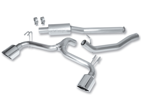 Borla 09-15 Mitsubishi Lancer Ralliart 2.0L 4cyl MT 6spd AWD Catback Exhaust 140334
