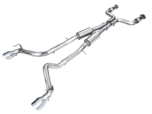 AWE 2023 Nissan Z RZ34 RWD Track Edition Catback Exhaust System w/ Chrome Silver Tips 3020-32400