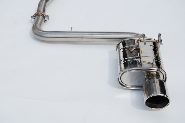 Invidia 2022+ Honda Civic Sport (2.0N/A) 60mm Q300 Cat Back Exhaust - Rolled SS Tips HS22HC6Q31RSL