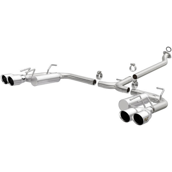 MagnaFlow 18-19 Toyota Camry XSE 2.5L (FWD) Street Series Cat-Back Exhaust w/4in Polished Quad Tips 19494